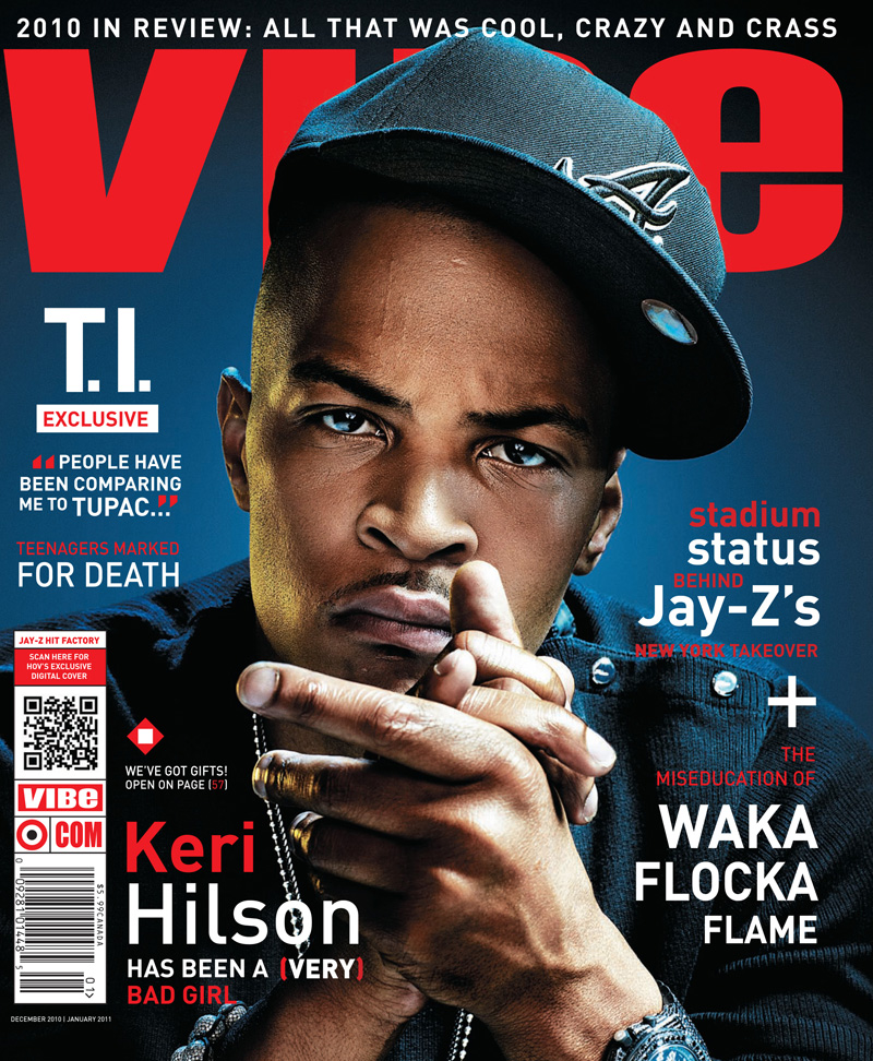 T.I. Covers VIBE magazine; Gives back from inside Prison