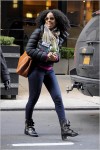 Kelly Rowland Leaving Manhattan Hotel
