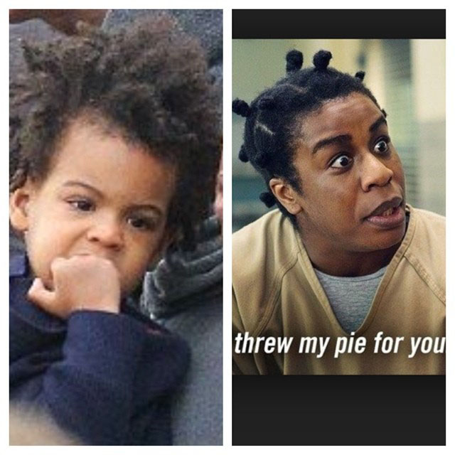 Blue Ivy Hair