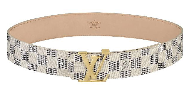 Louis Vuitton damier Azur belt