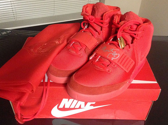 Nike Air Yeezy 2 red October