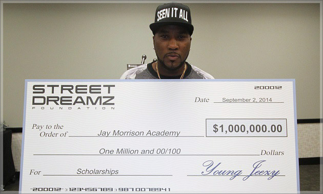 Young Jeezy Donates $1,000,000 to Jay Morrison Academy