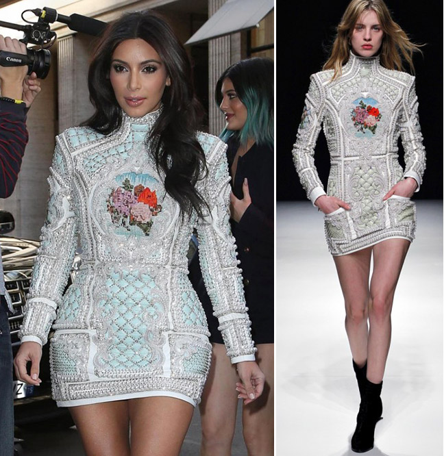 Kim Kardashian Balmain