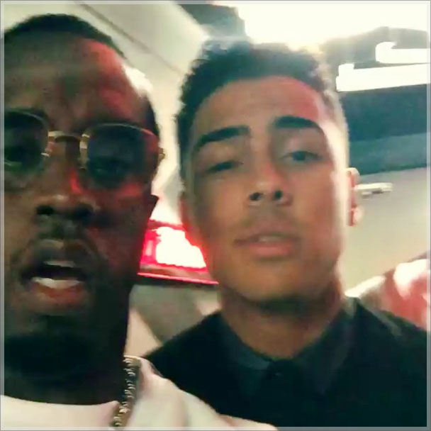 Sean Combs and Quincy Brown