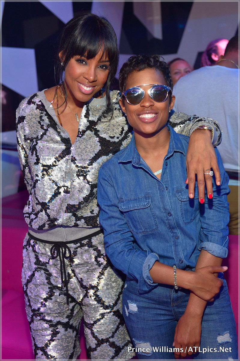 Kelly Rowland and Dej Loaf at Gold Room