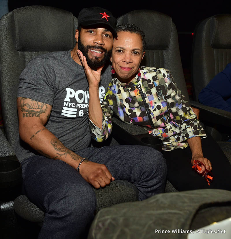 Omari Hardwick and his mom