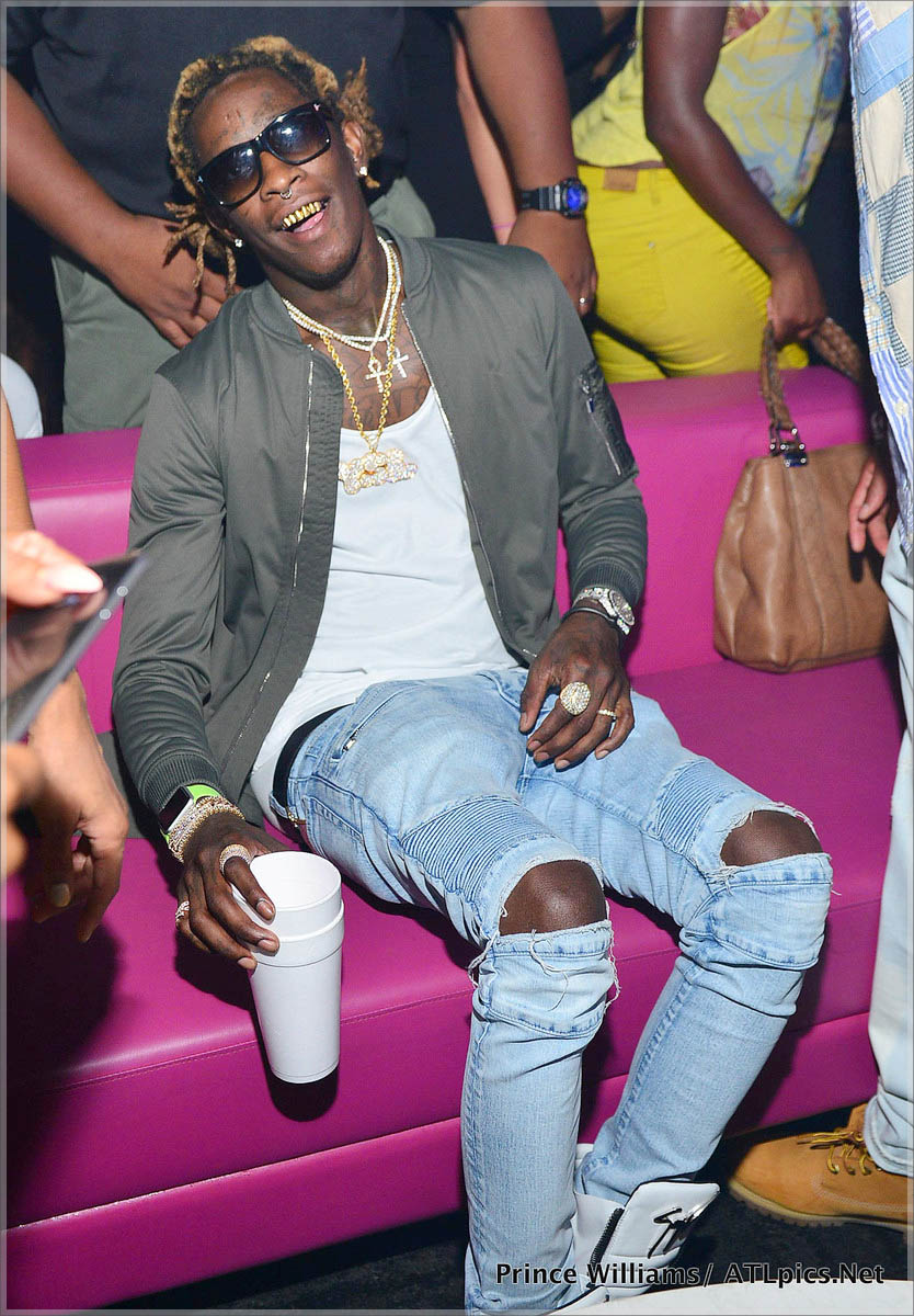 Yung Thug attend Meek Mill Hosts Album Release Party at Gold Room
