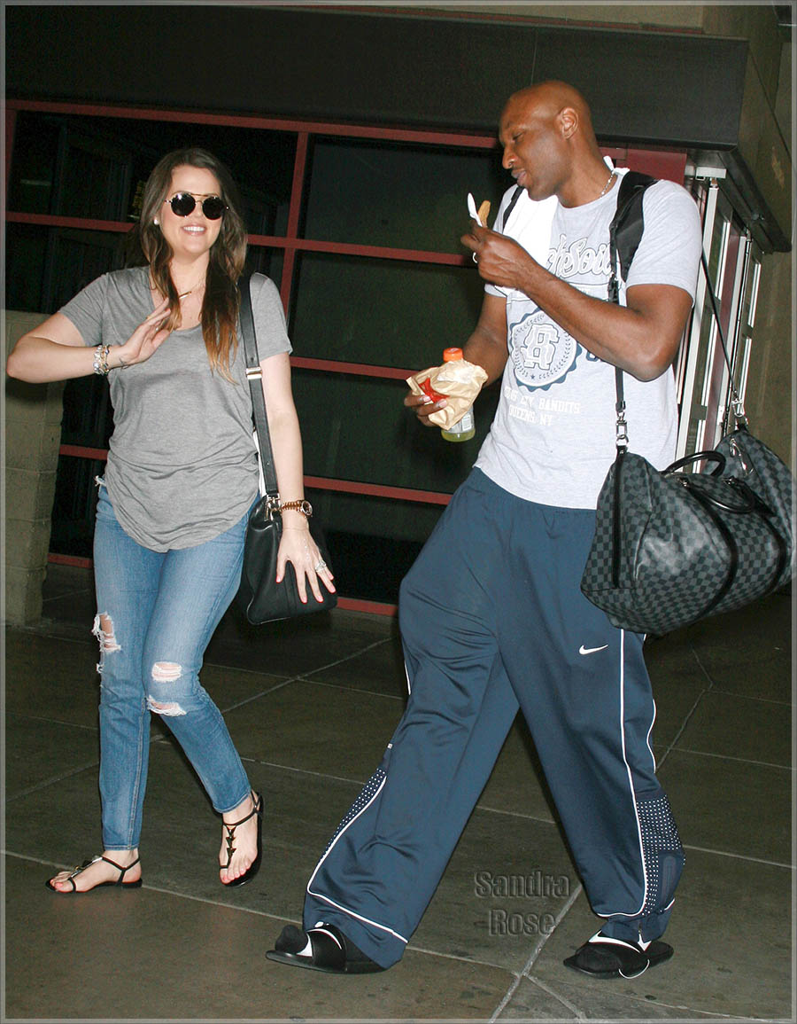 Khloe Kardashian Odom and husband Lamar Odom
