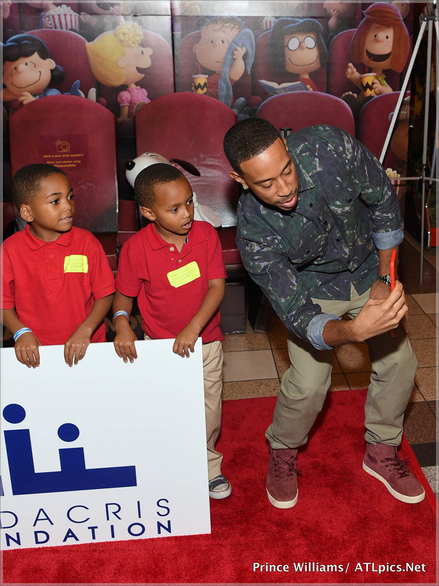 Ludacris hosts Peanuts movie screening