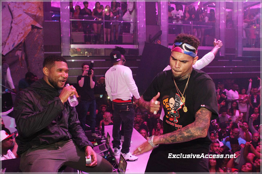 Chris Brown Hosts Liv Sundays