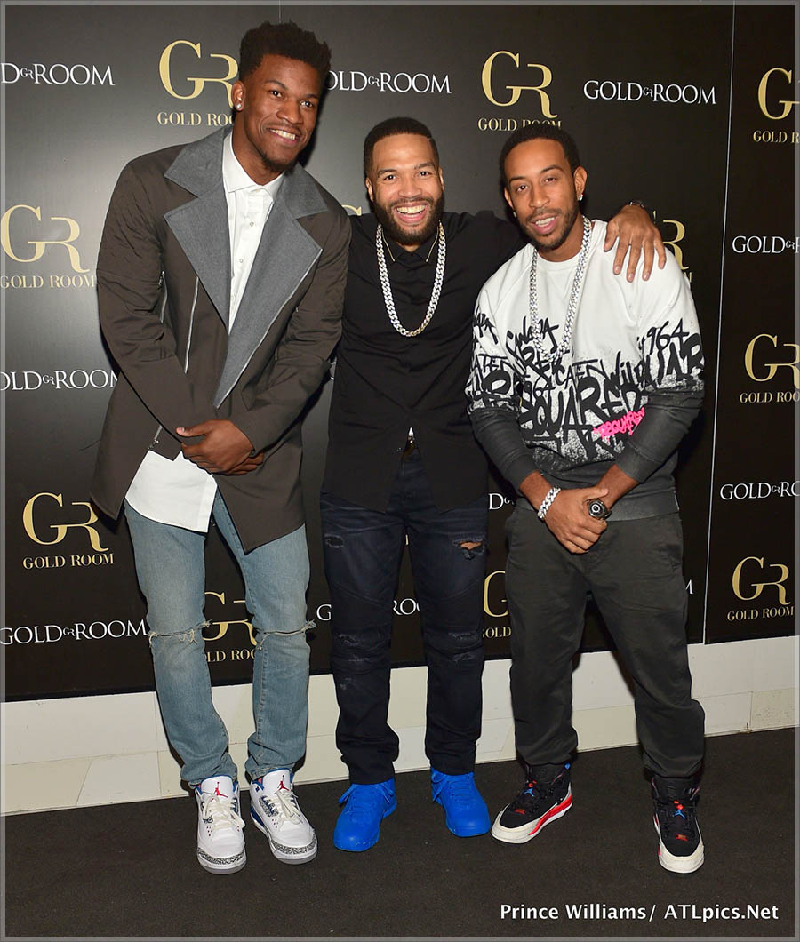 Ludacris and Jimmy Butler at Gold Room