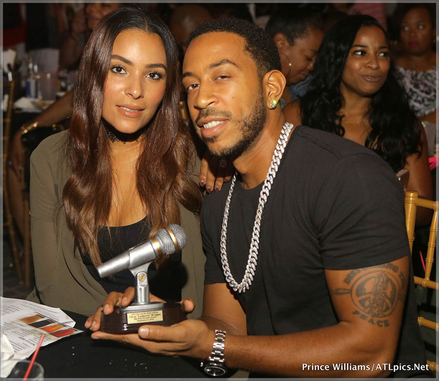 Eudoxie and Ludacris at ATL Live On the Park's 4th annual Hip Hop Pro Awards