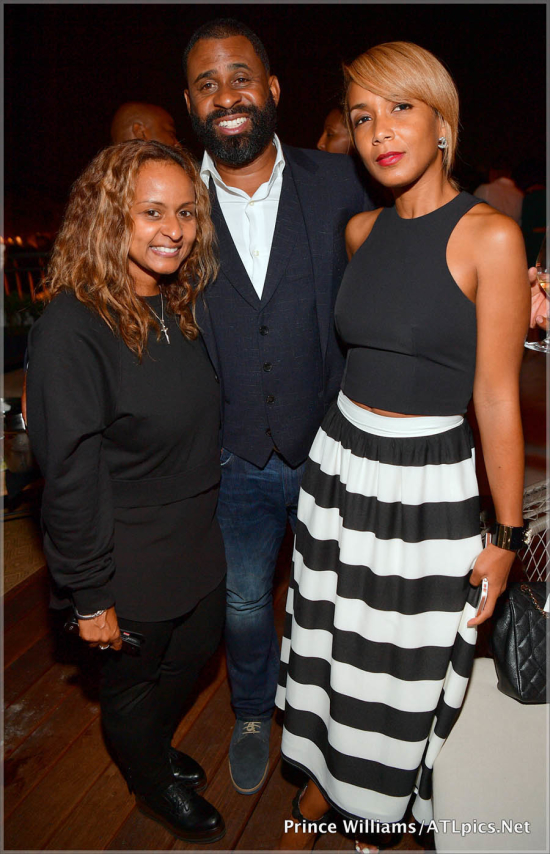 Shanti Das, Ryan Glover and his wife Marsha ChinGlover Sandra Rose