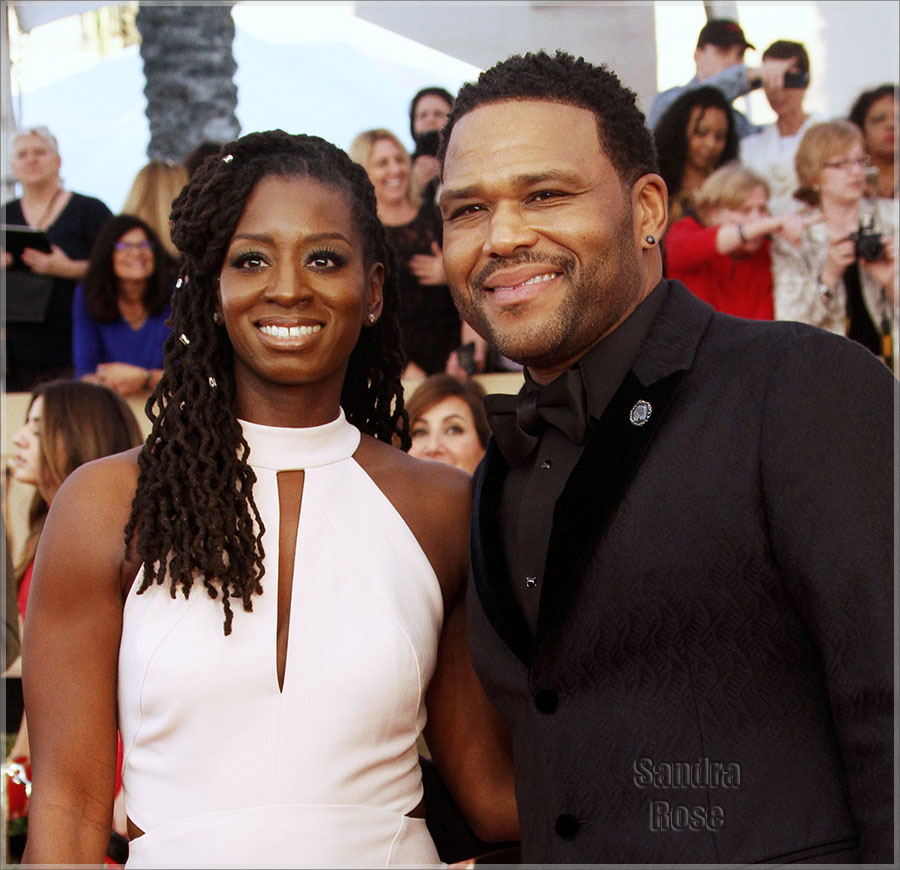 Anthony Anderson and wife Alvina Stewart