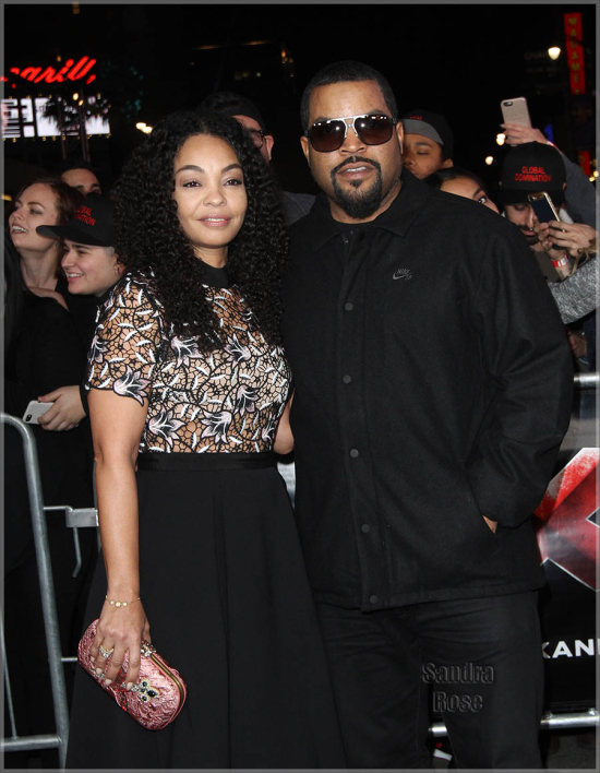 Ice Cube and wife Kimberly Woodruff Sandra Rose