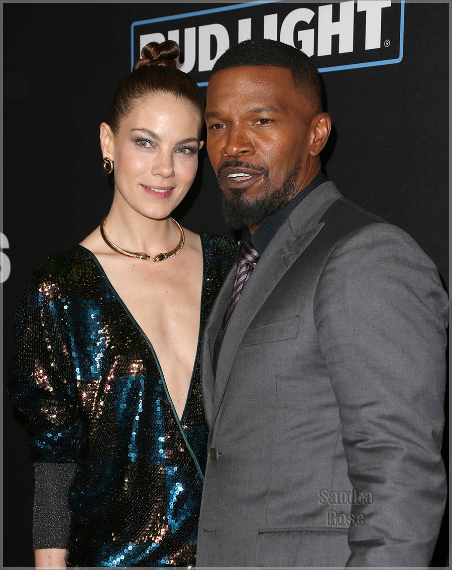 Michelle Monaghan, Jamie Foxx at LA Premiere of SLEEPLESS