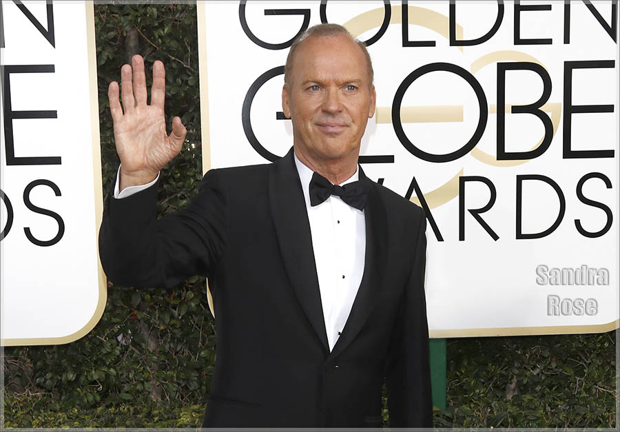 Michael Keaton at Golden Globe Awards