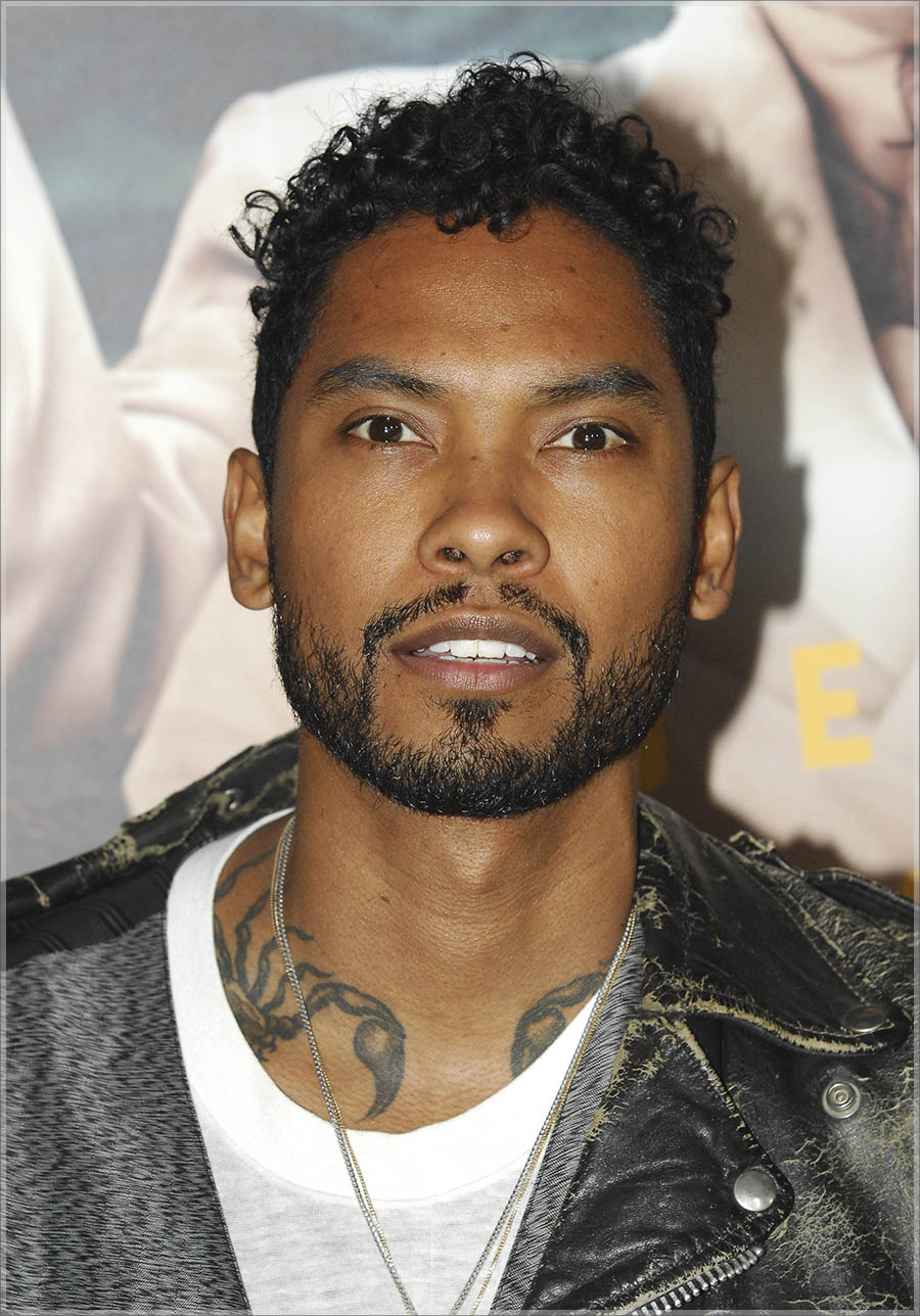 Miguel at Live By Night L.A. Premiere