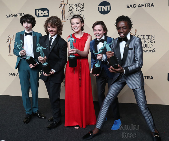 Stranger Things Cast at 2017 SAG Awards | Sandra Rose