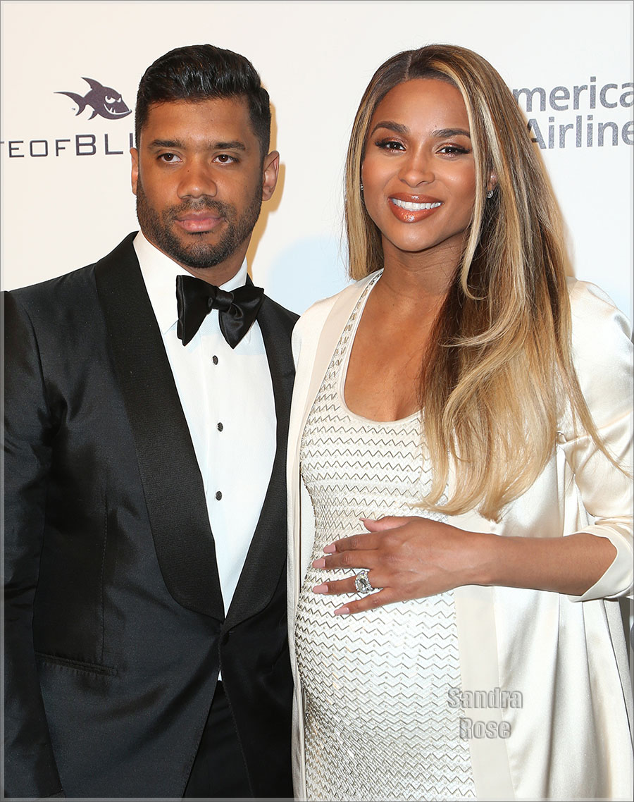 Mr and Mrs Russell and Ciara Wilson