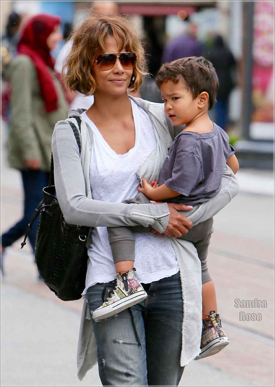 Halle Berry and son Maceo