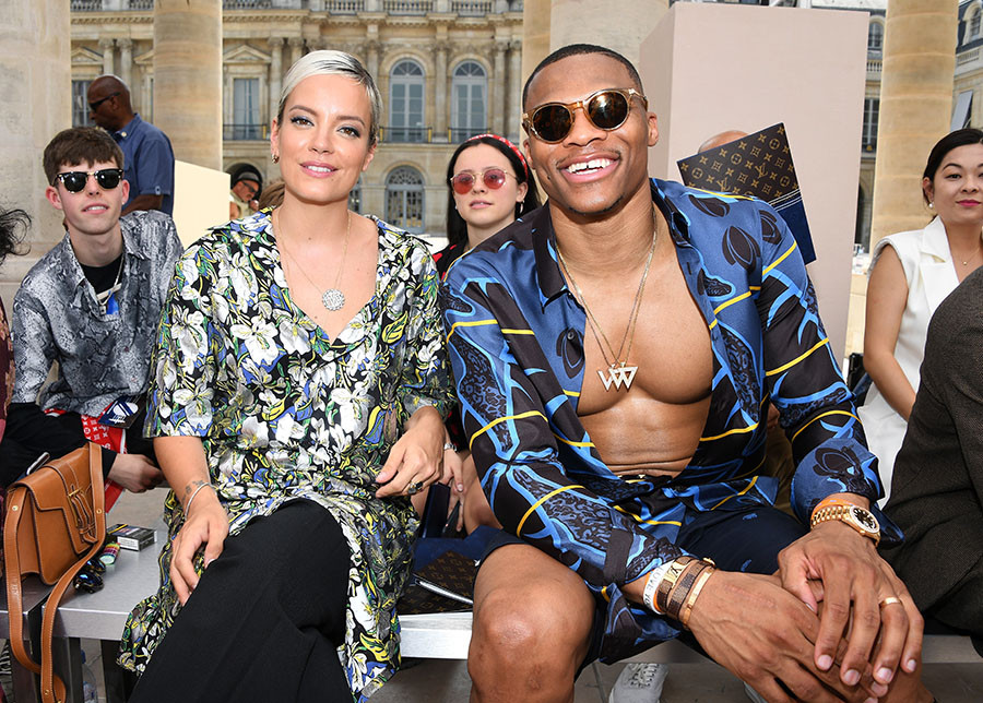 Tyga attends the Louis Vuitton Menswear Spring Summer 2023 show as