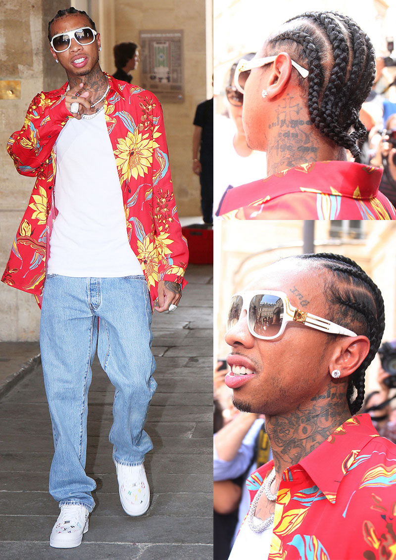 SPOTTED: Tyga Flaunts More Custom Louis Vuitton Pieces – PAUSE