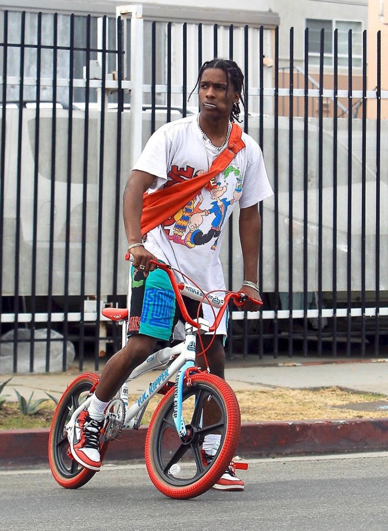 A$AP Rocky Wearing Vlone, Off-White X Nike | Sandra Rose