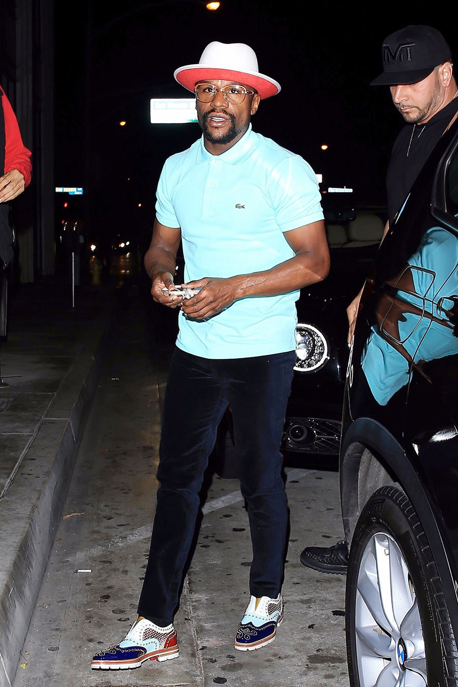 Celeb Style: Floyd Mayweather Wearing Christian Louboutin & Izod ...