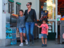 Halle Berry, Nahla Aubry and Maceo Rodriguez