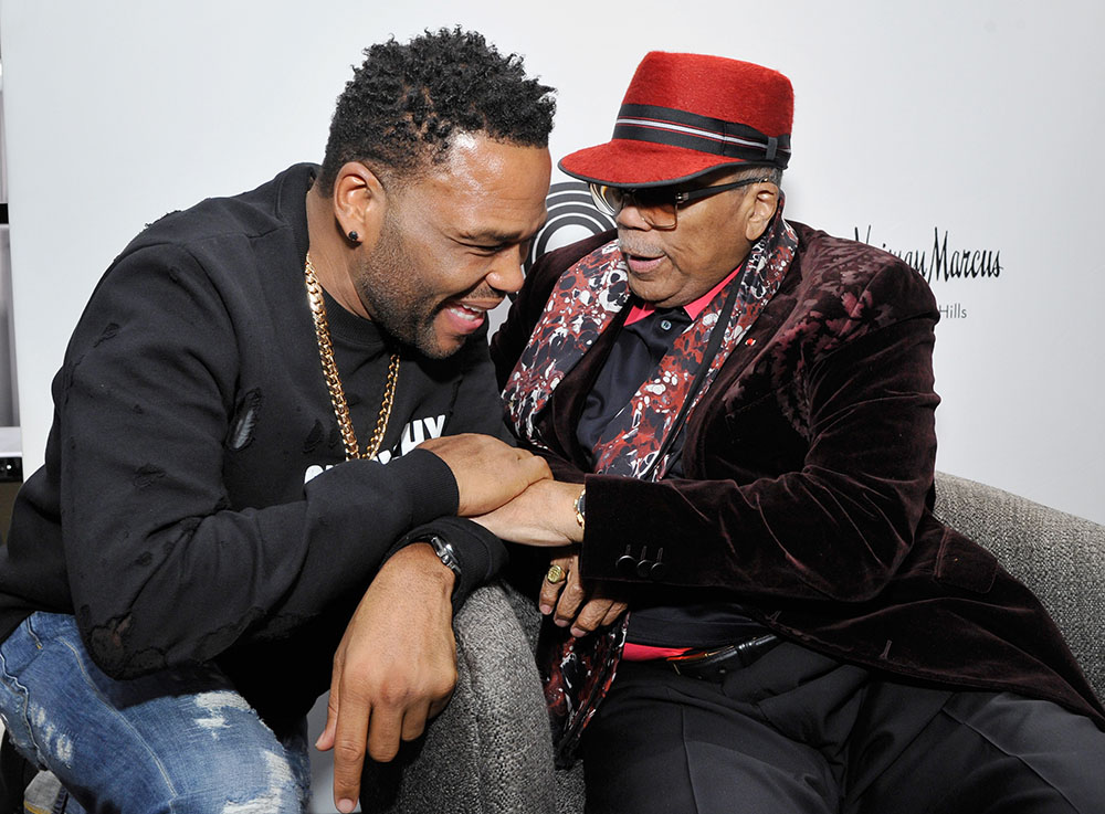 Anthony Anderson and Quincy Jones attend Buscemi x Quincy Exclusive Launch at Neiman Marcus