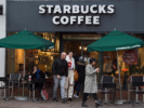 Bella Hadid at Starbucks in London
