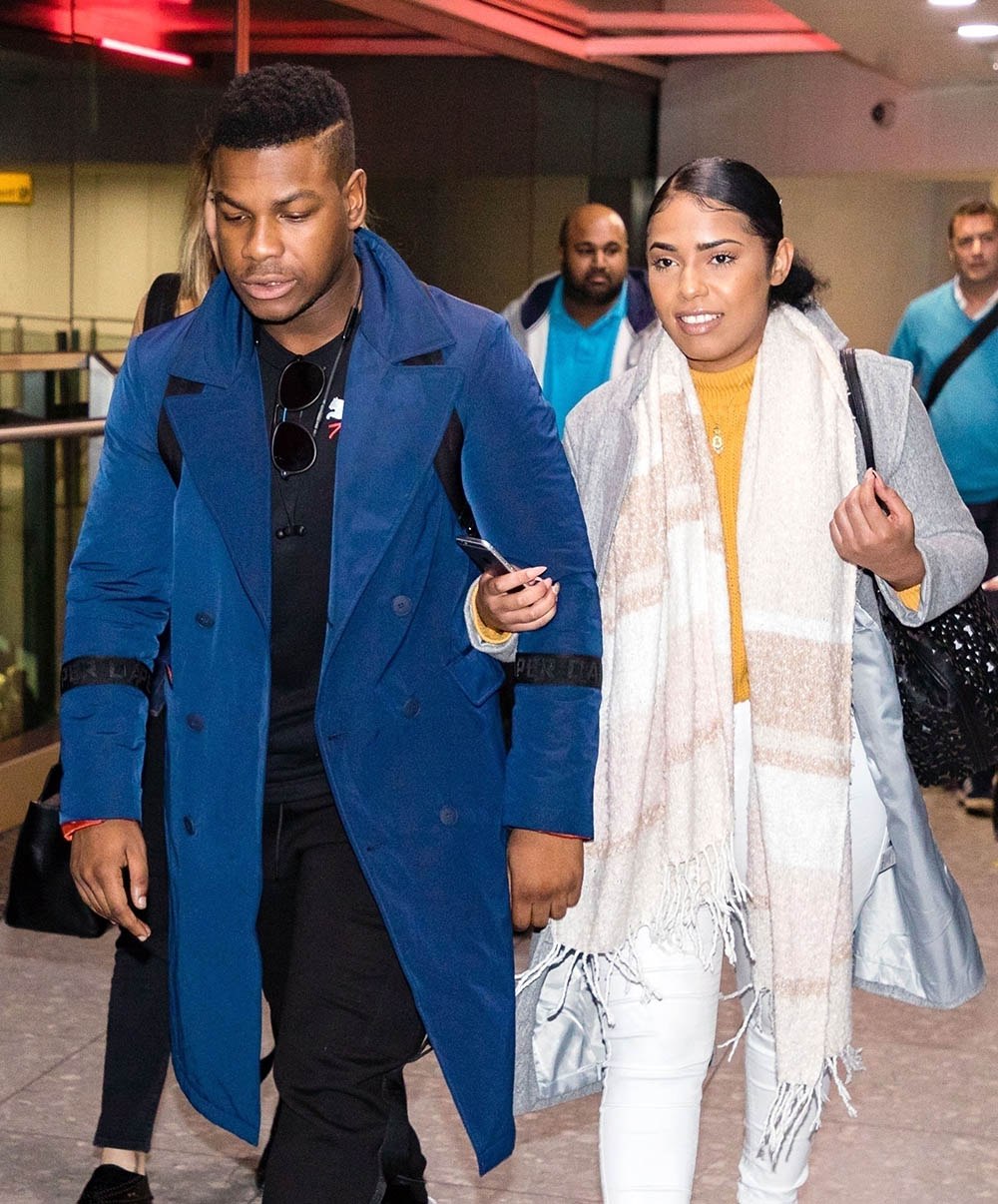 John Boyega and mystery woman in London