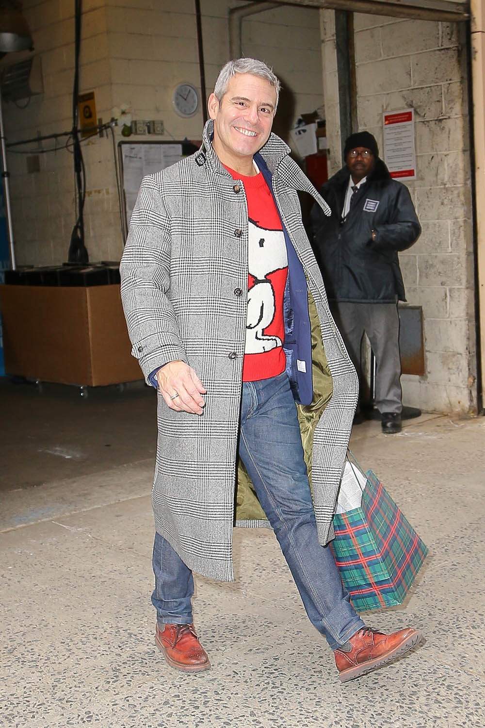 Andy Cohen leaving Live! With Kelly and Ryan in NYC