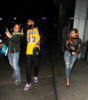 Nipsey Hussle & Lauren London at the Lakers Christmas game