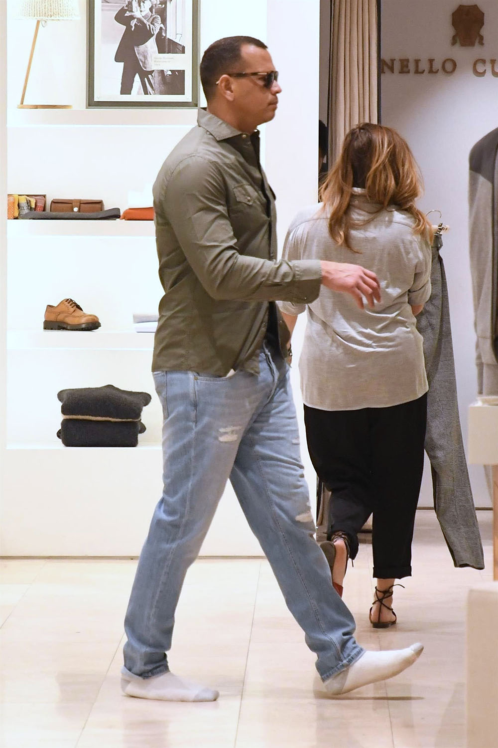 Jennifer Lopez and Alex Rodriguez shopping at Tom Ford in Beverly Hills