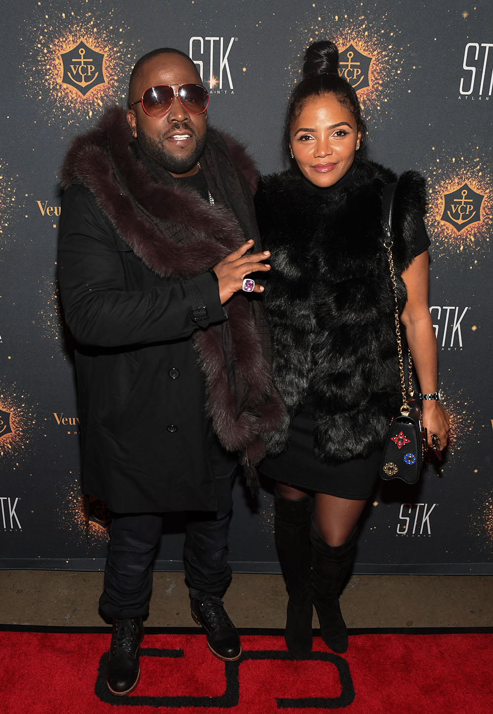Big Boi & wife Sherlita Patton at Janet Jackson Concert After Party