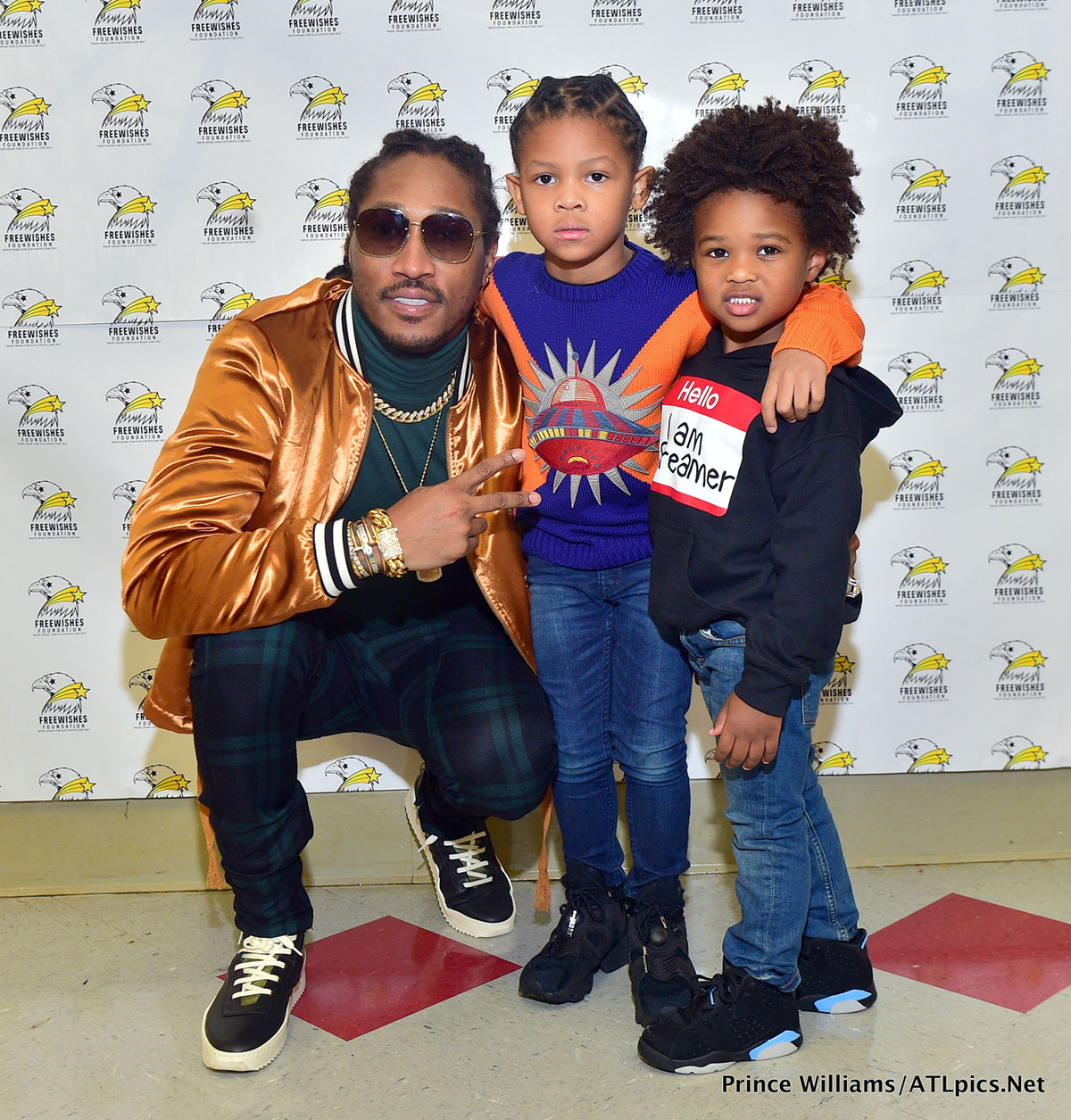 Future with sons Prince and Future Zahir