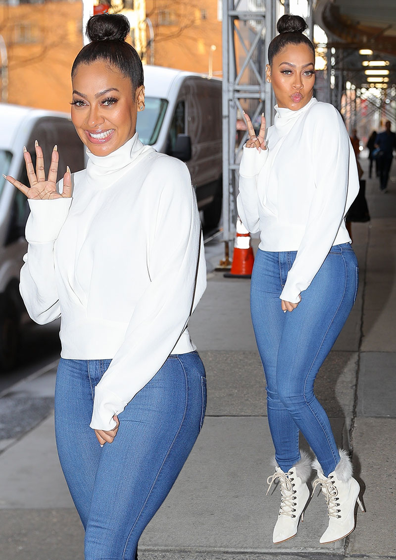 La La Anthony in New York City