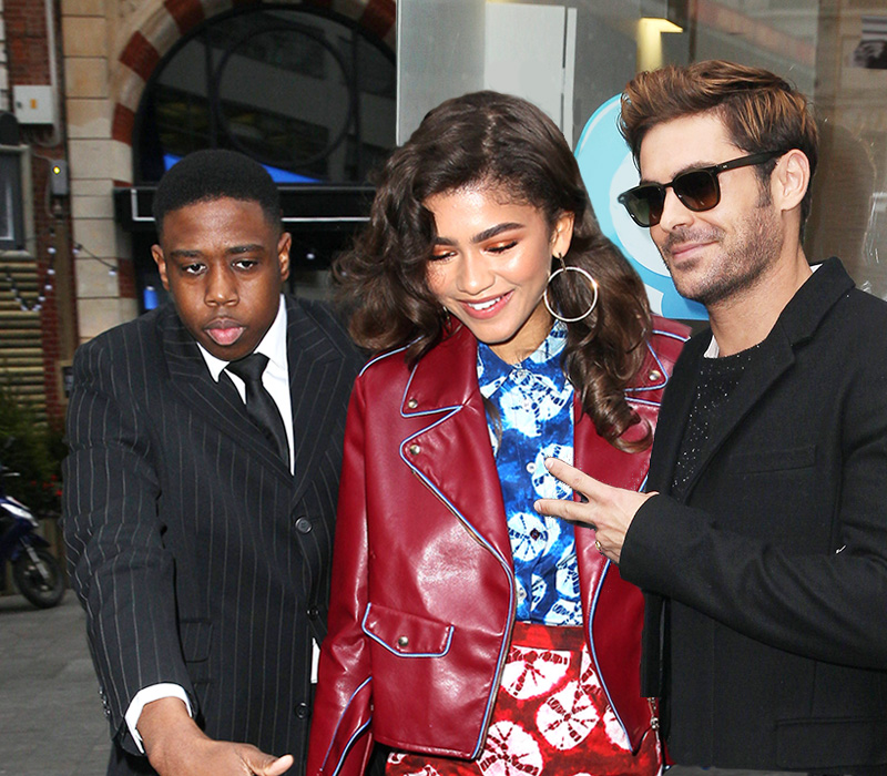 Zac Efron and Zendaya in London