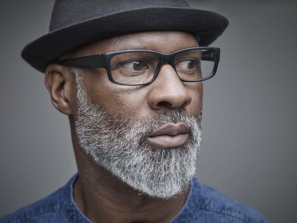 Portrait Of Black Man With Grey Beard Sandra Rose 