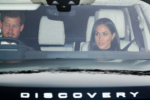 Prince Harry & Meghan Markle arrive to Queens Christmas Lunch