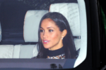 Prince Harry & Meghan Markle arrive to Queens Christmas Lunch