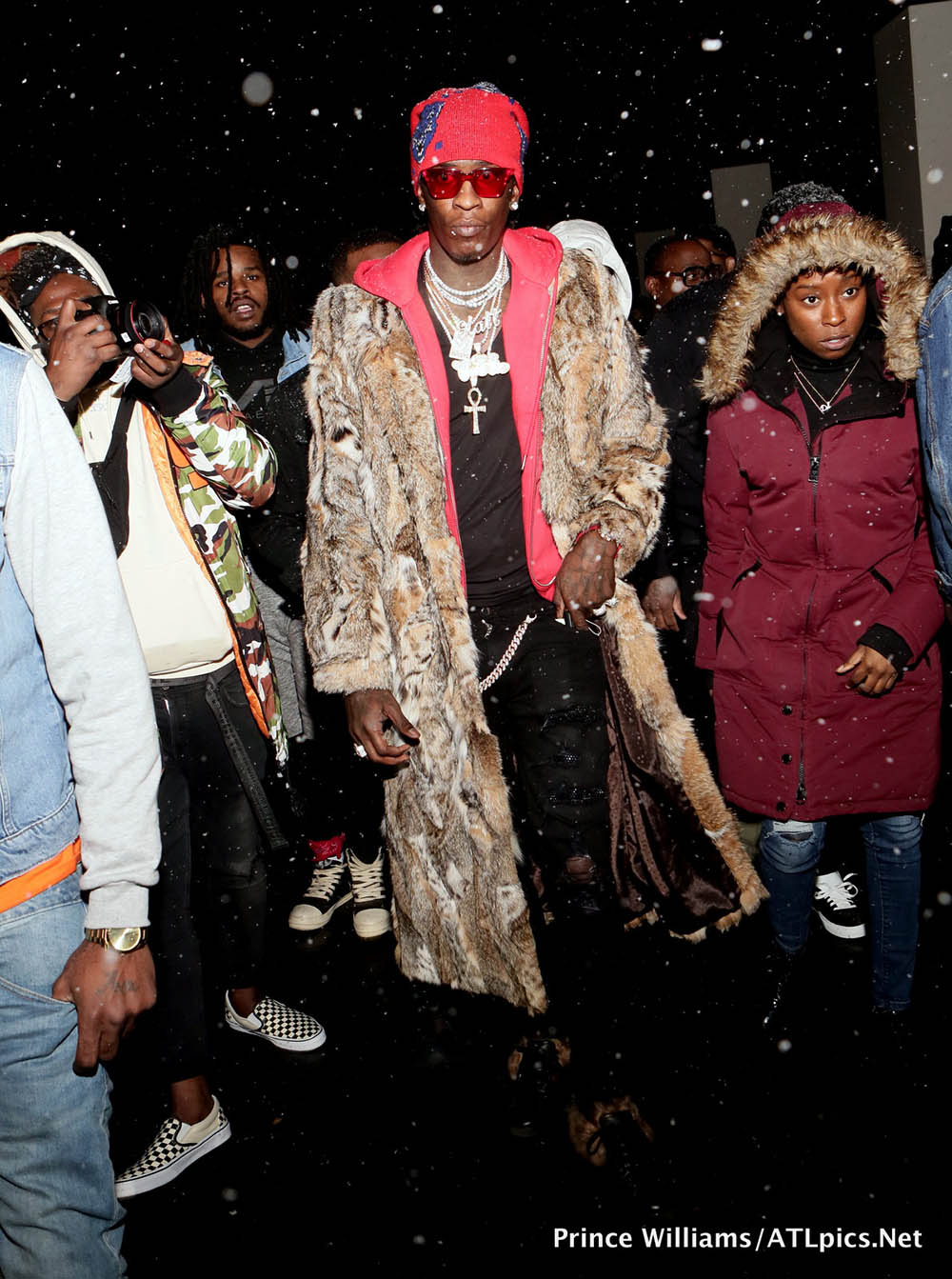 Young Thug wearing Gucci