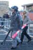 Paris Hilton and her fiancé Chris Zylka head out on the slopes in Aspen, CO