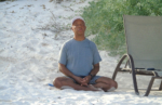 Russell Simmons enjoys the beach with his family