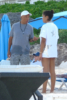 Russell Simmons in the Bahamas with daughter Ming Lee on New Year's Day