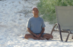 Russell Simmons enjoys the beach with his family
