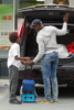 Djimon Hounsou takes his son Kenzo to tutoring