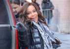 The View co-host Sunny Hostin is seen leaving The View in New York